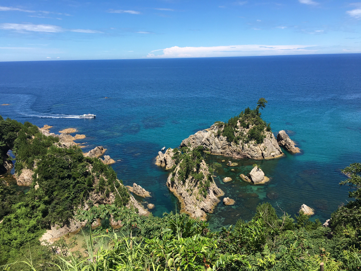 ススキと円山川橋梁とサイクルトレイン